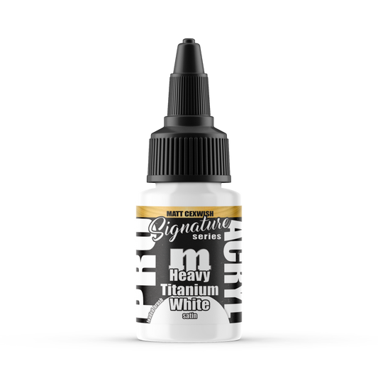 Monument Hobbies MPA-S21 - Pro Acryl Signature Series Matt Cexwish Heavy Titanium White (22ml)