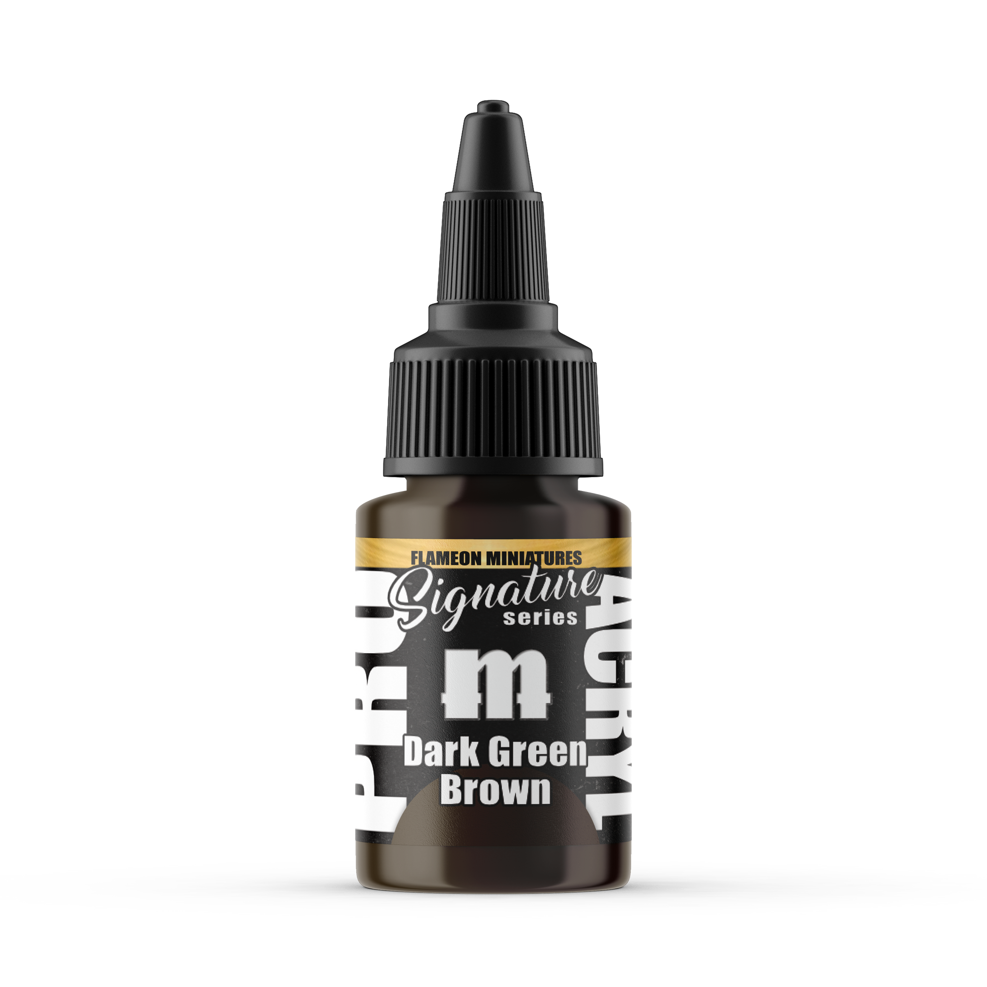 Monument Hobbies MPA-S25 - Pro Acryl Signature Series Flameon Dark Green Brown (22ml)