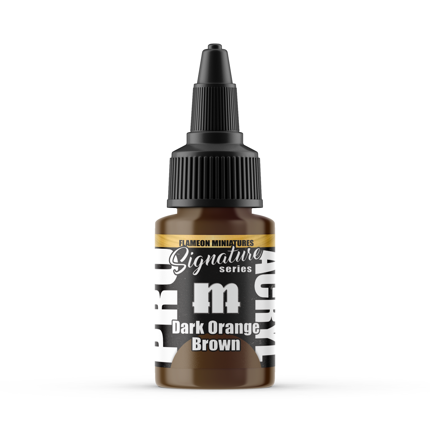Monument Hobbies MPA-S26 - Pro Acryl Signature Series Flameon Dark Orange Brown (22ml)