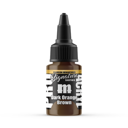 Monument Hobbies MPA-S26 - Pro Acryl Signature Series Flameon Dark Orange Brown (22ml)