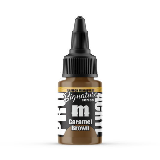 Monument Hobbies MPA-S28 - Pro Acryl Signature Series Flameon Caramel Brown (22ml)