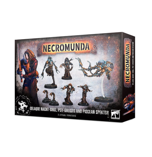 Games Workshop 300-77 - Necromunda - Delaque Nacht-Ghul, Psy-Gheists, and Piscean Spektor
