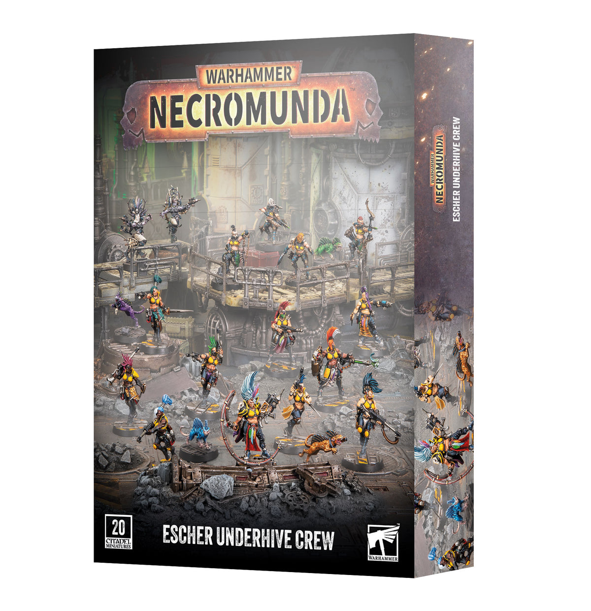 Games Workshop 301-71 - Necromunda - Escher Underhive Crew