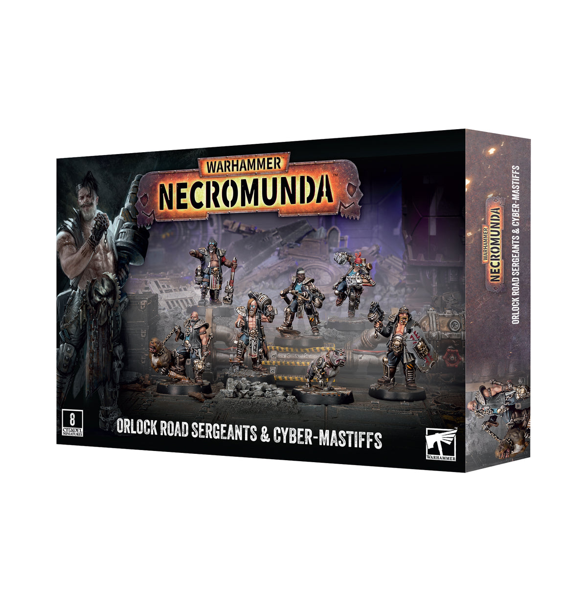 Games Workshop 301-87 - Necromunda - Orlock Road Sergeants & Cyber-Mastiffs