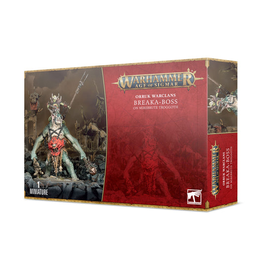 Games Workshop 89-68 - Age of Sigmar - Orruk Warclans: Breaka-Boss on Mirebrute Troggoth