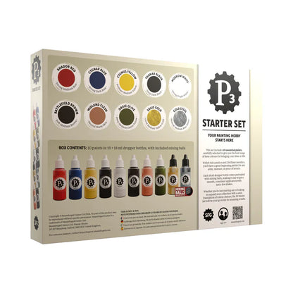 P3 Paint SFP3-N128 - Starter Box of 10 Paints
