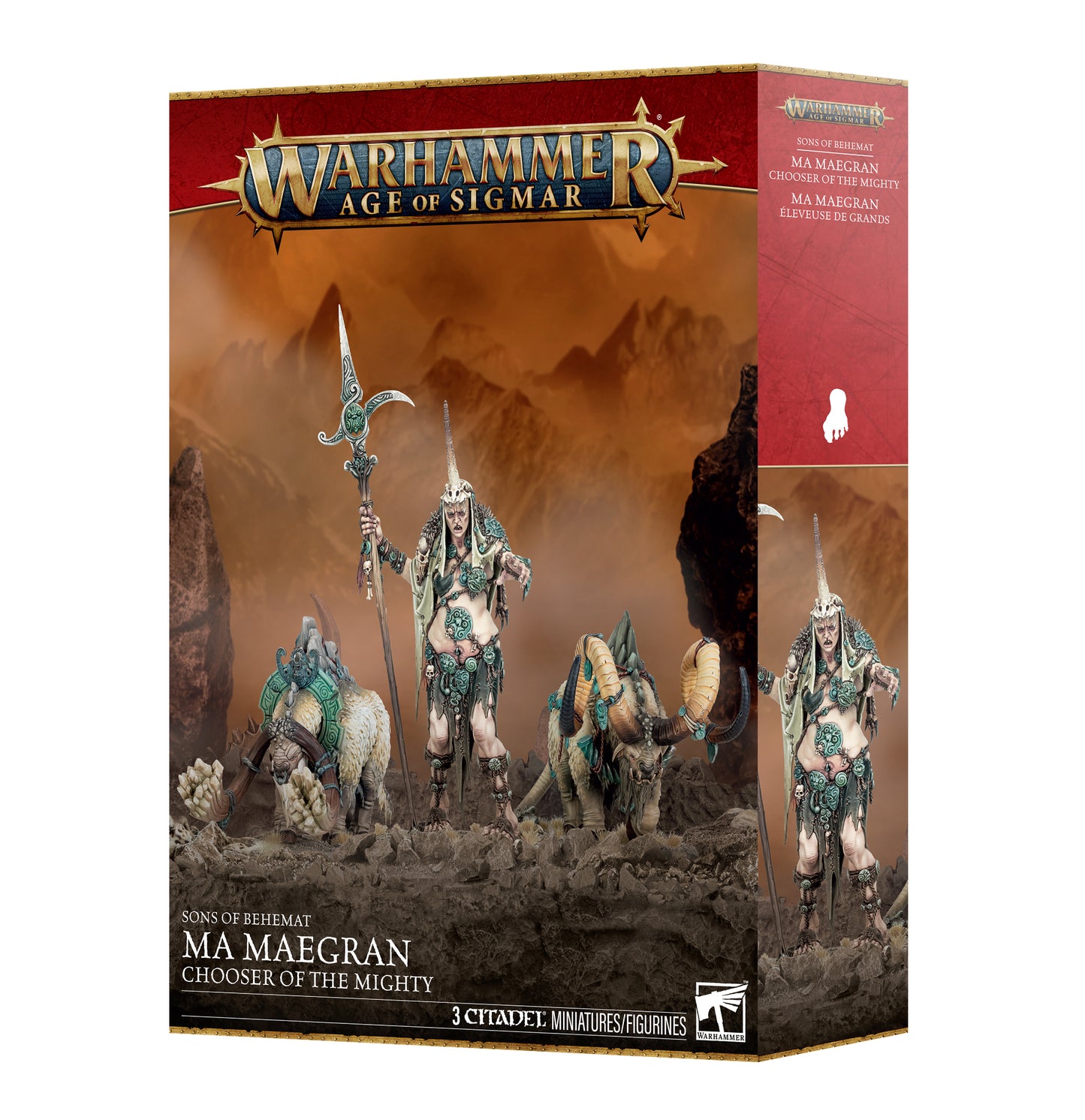 Games Workshop 93-15 - Age of Sigmar - Sons of Behemat: Ma Maegran, Chooser of the Mighty