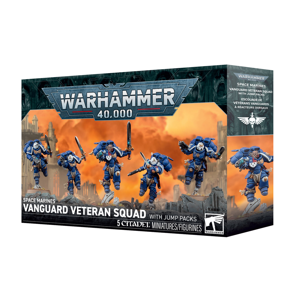 Games Workshop 48-106 - Warhammer 40,000 - Space Marines: Vanguard Veteran Squad with Jump Packs