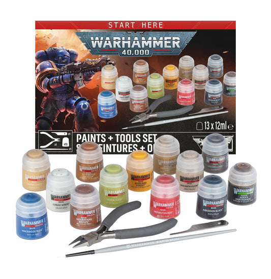 Games Workshop 60-12 - Warhammer 40,000 - Paints + Tools Set (2026)