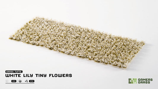 Gamers Grass GGFS-WL - White Lily Tiny Flowers