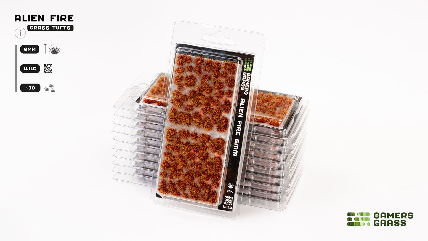 Gamers Grass GGA-FT - Alien Fire Tuft 6mm