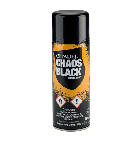 Games Workshop 62-02 - Spray: Chaos Black (400 ml)