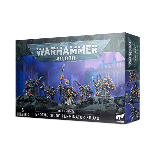 Games Workshop 57-09 - Warhammer 40,000 - Grey Knights: Brotherhood Terminator Squad