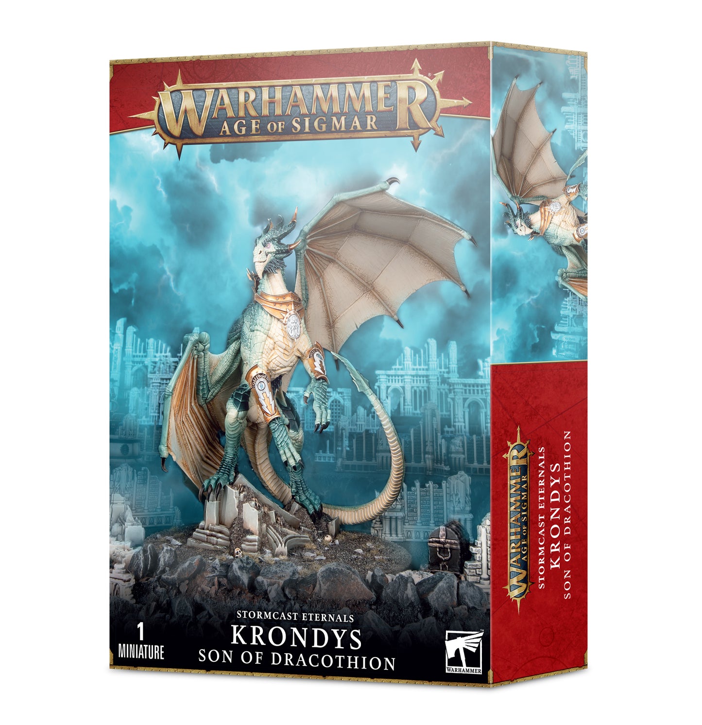 Games Workshop 96-50 - Age of Sigmar - Stormcast Eternals: Krondys, Son of Dracothian
