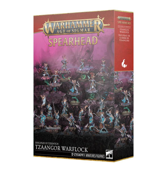 Games Workshop 70-839 - Age of Sigmar - Disciples of Tzeentch: Tzaangor Warflock Spearhead