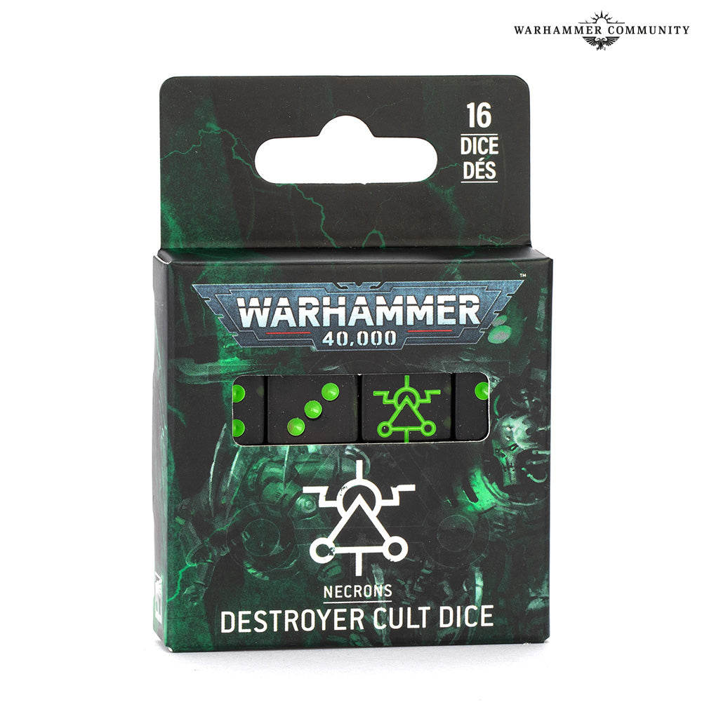 Games Workshop 49-47 - Warhammer 40,000 - Necrons: Destroyer Cult Dice